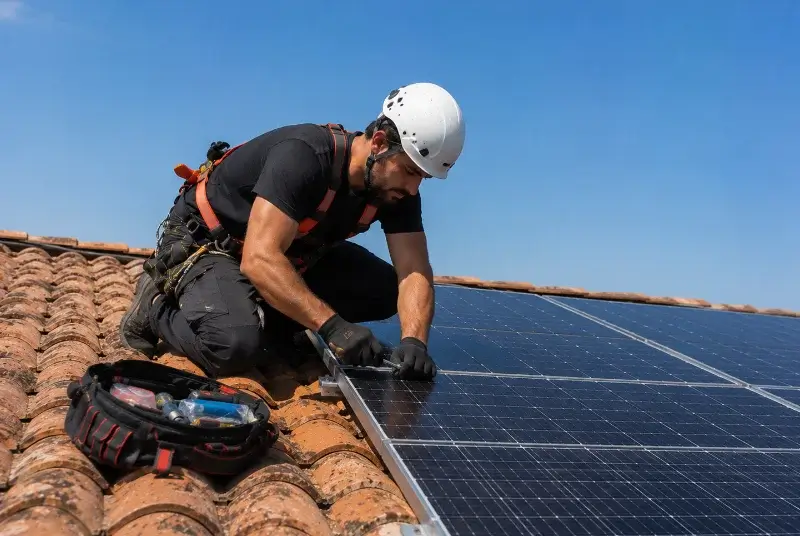 Maintenance et monitoring de panneaux solaires à Campet-et-Lamolère
