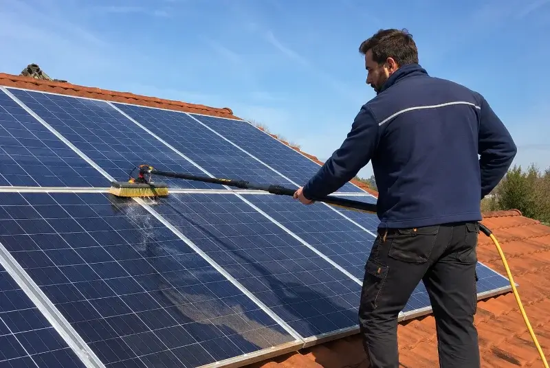 Nettoyage et entretien de panneaux solaires à Campet-et-Lamolère